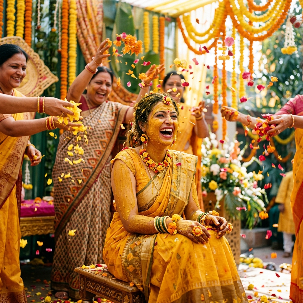 Joyful Haldi Moments